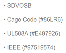Certifications